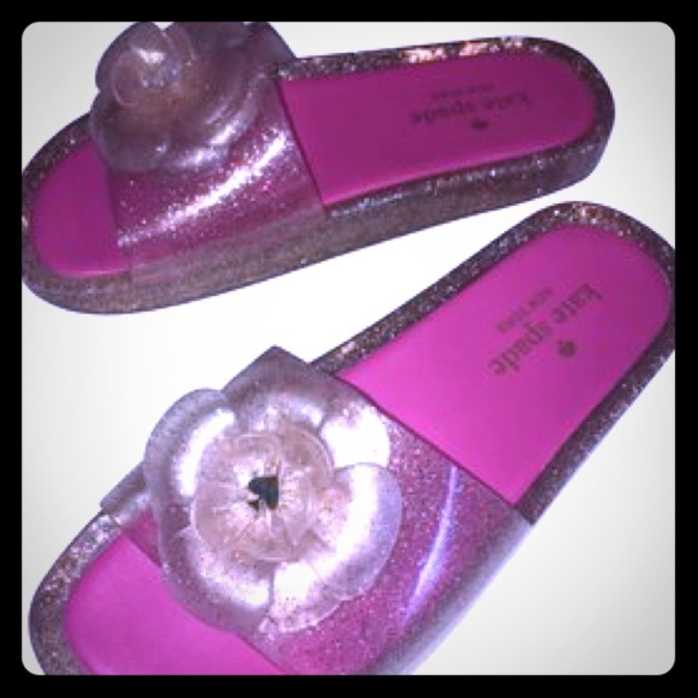 Summer Must Have Kate Spade sparkly jelly’s
